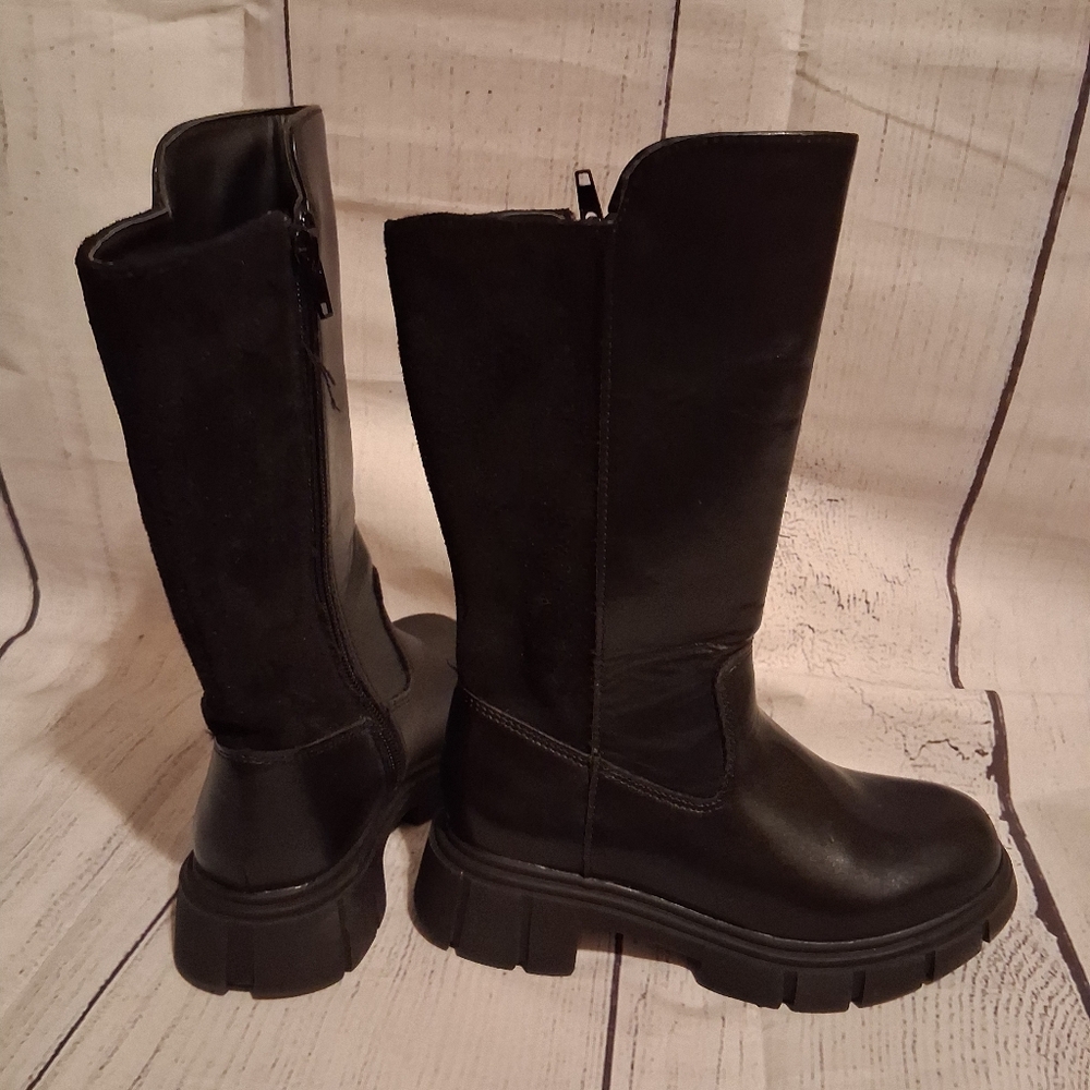 Black Leather Boots